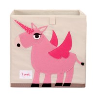 Little Pea_3 Sprouts τετράγωνο καλάθι τακτοποίησης_Unicorn_1
